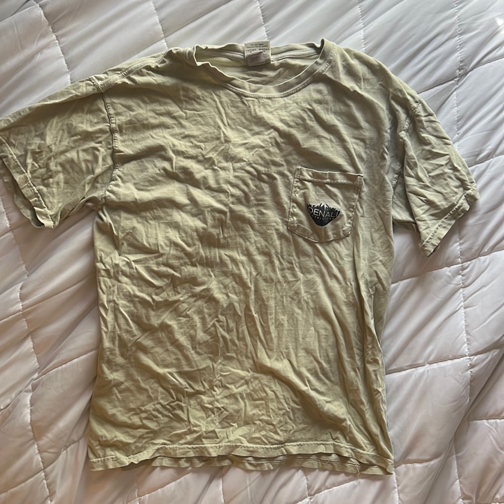 yellow denali outfitters tshirt